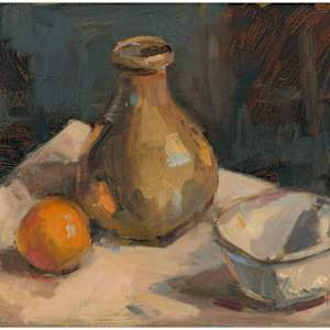 Still Life with Orange by Stephanie Amato, Image 1.