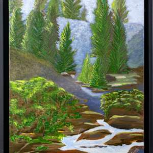 Chalk Creek Hillside by Janet Herman