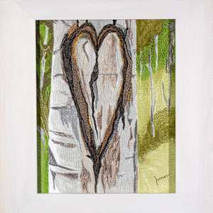 Forest Graffiti by Janet Herman  Image: Forest Graffiti framed