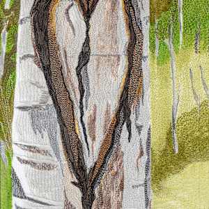 Forest Graffiti 8x10 Reproduction 1/5 by Janet Herman