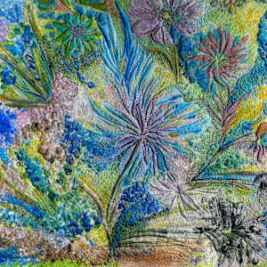 Garden Path #1/5 Reproduction by Janet Herman  Image: A hidden path among the flowers.
