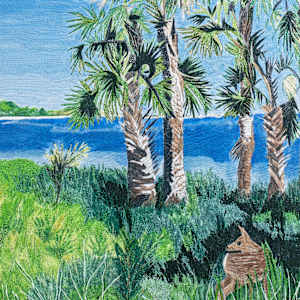 Gulf Island Overlook #1/5 Reproduction by Janet Herman 