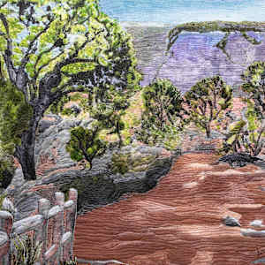 Painted Canyon by Janet Herman