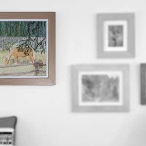 Palomino Grazing by Janet Herman  Image: Displayed.