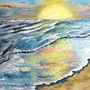 Sunset Drama 8x10 Matted Reproduction #2/5 by Janet Herman