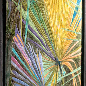 Palmetto Whimsey by Janet Herman  Image: Palmetto Whimsey, as float framed