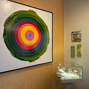 Forest Pulse by Susan Yennerell  Image: On display at The Byrne Gallery, Middleburg VA