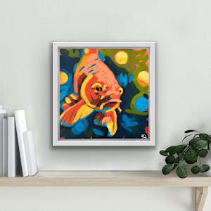 Gold Swimmer by Kimberly Smitherman 