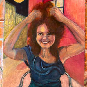 Susanne by Hanna Bordewijk  Image: First oil paint layer