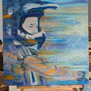 Mike by Hanna Bordewijk  Image: A start with oil