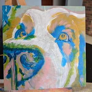 and Dog by Hanna Bordewijk  Image: progress photo