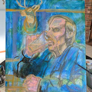 Brian by Hanna Bordewijk  Image: a start in acrylics