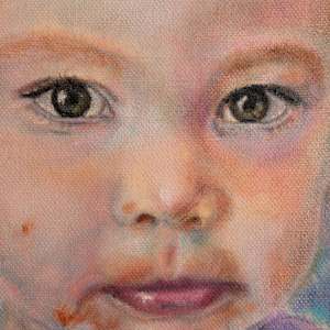 Messy spaghetti by Hanna Bordewijk  Image: Detail face, almost there