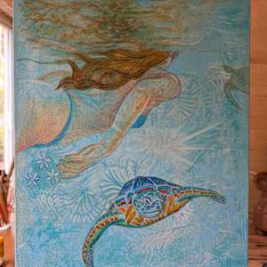 Silent Companions by Hanna Bordewijk  Image: Oil layers and details started.