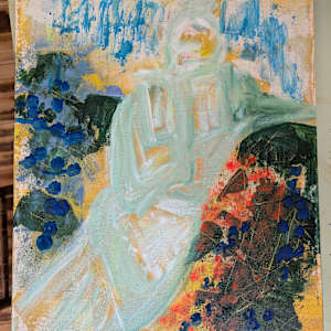 Between the pages by Hanna Bordewijk  Image: 1. First set up in acrylics