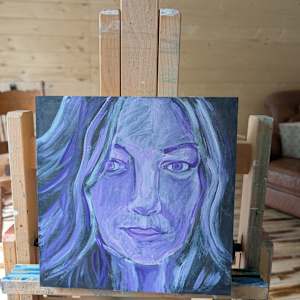 Lisa by Hanna Bordewijk  Image: Acrylic layer shaping the face