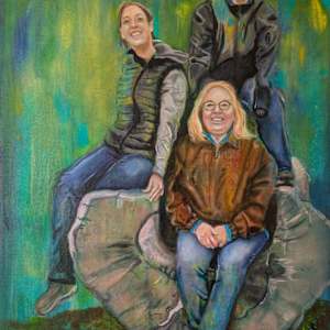 Mom and daughters by Hanna Bordewijk