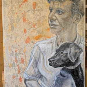 Billy and his human by Hanna Bordewijk  Image: progress 2