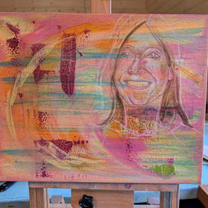 Cathy by Hanna Bordewijk  Image: Oil layers added