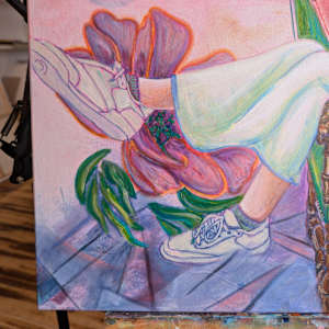 Reading Bliss by Hanna Bordewijk  Image: Detail of finished work