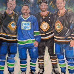 Brett Johnston Vancouver Canucks by Hanna Bordewijk, Image 1.