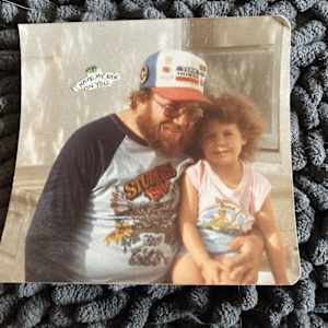 Father and daughter by Hanna Bordewijk  Image: Original photo sent to me to work from