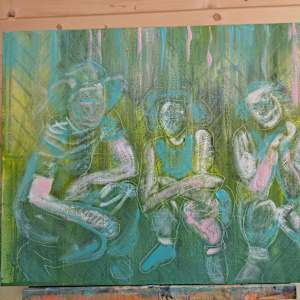 Friends by Hanna Bordewijk  Image: The figures are taking shape