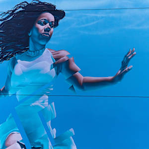 Woman in water by EB Photography