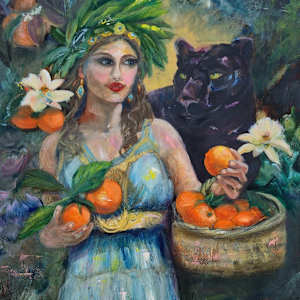 Guardian of the Orchard by Kim Denice Clark, International Fine Artist