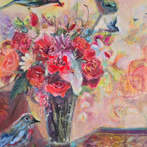 Petals Promise by Kim Denice Clark, International Fine Artist