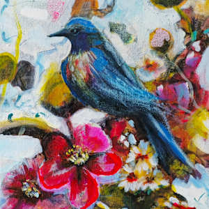 Blue Bird by Kim Denice Clark, International Fine Artist