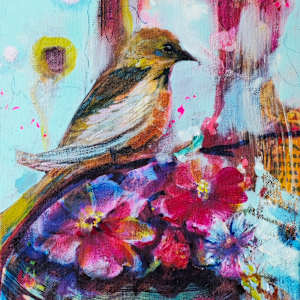 Pretty Bird by Kim Denice Clark, International Fine Artist