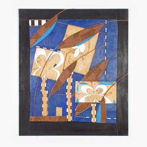 Flowers (in the wind) with brown leaves by Nate Harris