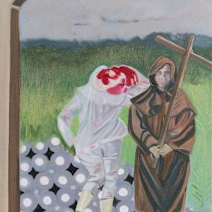 Meat the Lust (quadriptych) by Ada-Ruth Kellow 