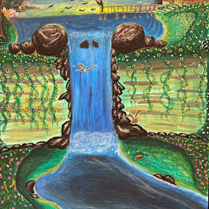 Waterfall by Angel Miranda