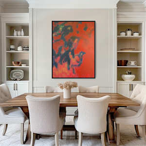 The Seekers by Linda Glass  Image: The Seekers above dining room table