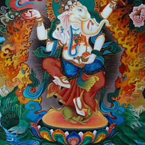 Dancing Ganesh by Indra Simkhwala 
