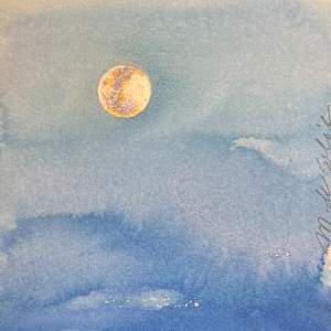 Moonset, St Pete Beach by M. de Soleil, Image 1.