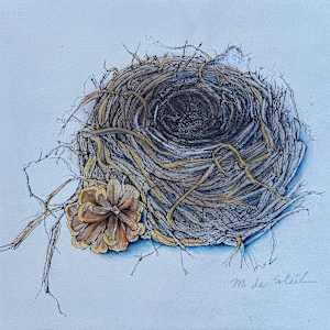 Nest with Pine Cone by M. de Soleil, Image 1.