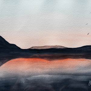 Sunrise at Lake McDonald by Jeanette Perez