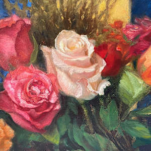 Firework Roses by James A. Burrell