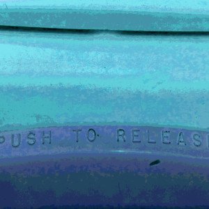 Push to Release (aqua/blue), digital photography, 8x10in, 2016 by Ellen Gaube