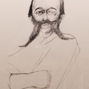 Custer's Calvary #11, Lieut. W.W. Cooke, Killed on the Ridge by John Sandlin