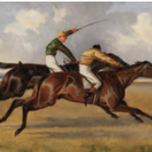 The Eclipse Stakes, Sandown 1892 (pair) by Alfred Wheeler 