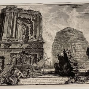 Veduta del Sepolcro di Pisone Liciniano [...] Sepolcro della famiglia Cornelia..., (View of the tombs of L. Piso and of the Cornelii) by Giovanni Battista Piranesi 