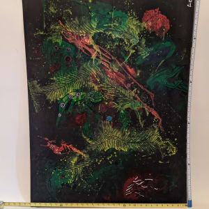 Green Ferns with Red* by Paul Colt 