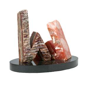 ONYX AND ALABASTER SCULPTURE TEAM WORK by Robin Antar, Image 3.