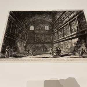 Veduta interna dell'antico Tempio di Bacco in oggi Chiesa di S. Urbano..., (Interior view of the temple of Bacchus, now S. Urbano) by Giovanni Battista Piranesi 