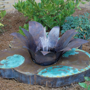 Fountain I, II, III by Pam Longoboardi 
