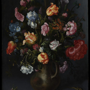 A Vase with Flowers by Jacob Vosmaer, Pierre Legros I
